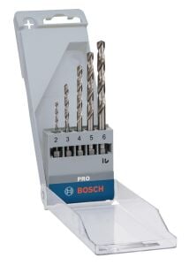 Bosch 2-6mm HSS-G HEX Metal Matkap Ucu Seti 5 parça 2608595517