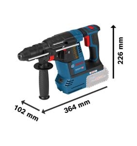 Bosch GBH 18V-26 F+GDE 18V-16 Toz Emmeli 2x5,5 Ah Procore Akülü Kırıcı Delici 061191000G