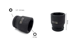 Ceta Form 21 mm 1/2” 6 Köşe Havalı Lokma Anahtar C62-H21