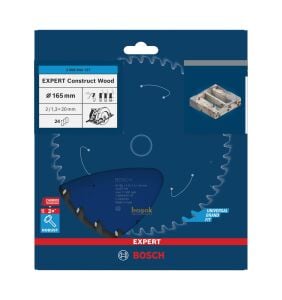 Bosch Çivili Ahşap Daire Kesme Testeresi 165*20 mm 24 Diş Expert 2608644137