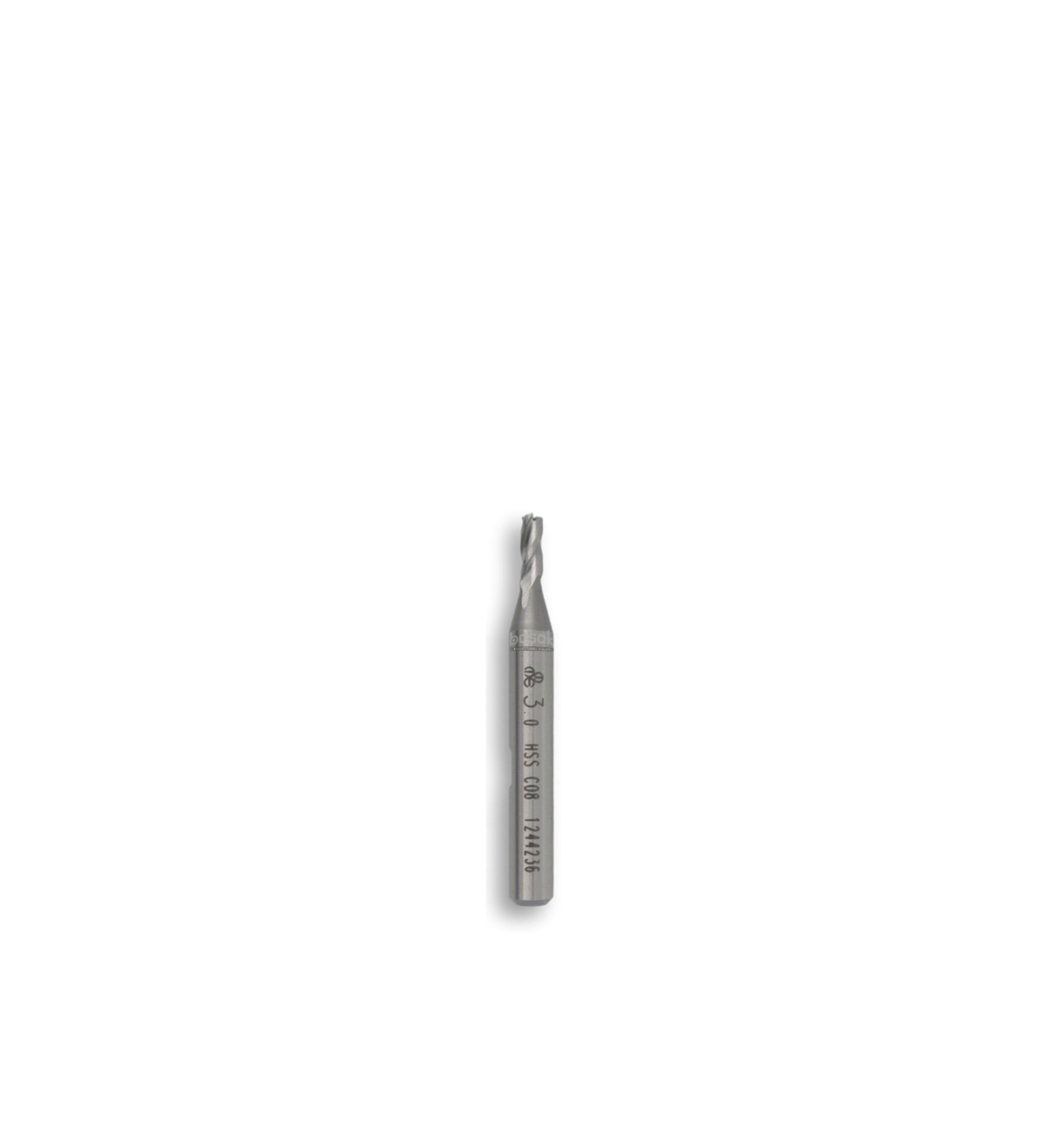 MTE 3 mm Parmak Freze Hss-Co8 DIN 844/B-N