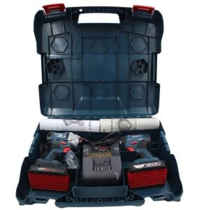 Bosch 2'li Darbeli Vidama ve Matkap Akülü Set GDX 18V-285+GSB 185-LI 2x2 Ah 06019N2124