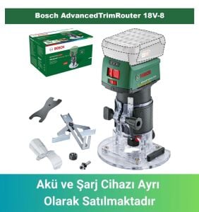 Bosch AdvancedTrimRouter 18V-8 (Akü ve Şarj Yoktur) 06039D5000