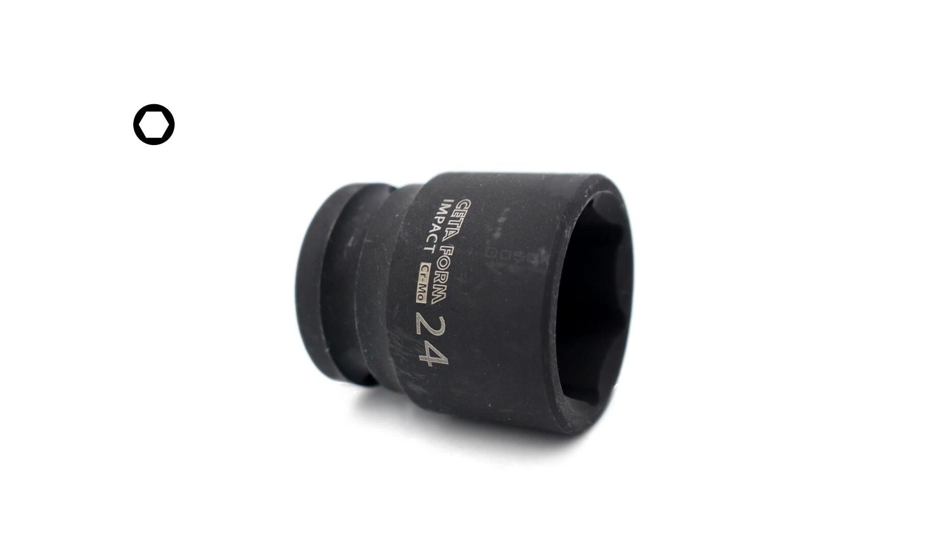 Ceta Form 24 mm 1/2” 6 Köşe Havalı Lokma Anahtar C62-H24