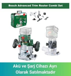Bosch Advanced Trim Router Combi Set (Akü ve Şarj Yoktur) 06039D5002