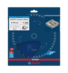 Bosch Çivili Ahşap Daire Kesme Testeresi 190*30 mm 24 Diş Expert 2608644139
