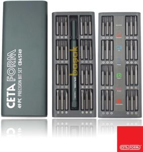 Ceta Form 49 Parça Hassas Mikro Bits Uç Takımı CB4/ST49