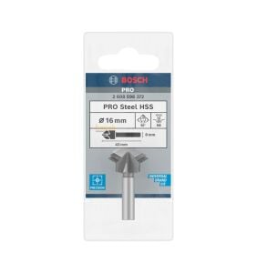 Bosch PRO 16 mm HSS Havşa Matkap Ucu 90° 5 Ağızlı Çelik 2608596372
