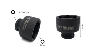 Ceta Form 36 mm 1/2” 6 Köşe Havalı Lokma Anahtar C62-H36
