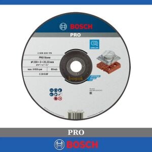 Bosch 230x3 mm Standart Taş-Mermer Kesme Taşı Bombeli 2608603176
