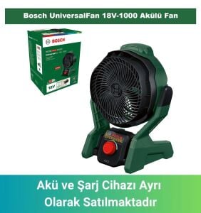 Bosch UniversalFan 18V-1000 Akülü Fan (Akü ve Şarj Yoktur) 06039E1000