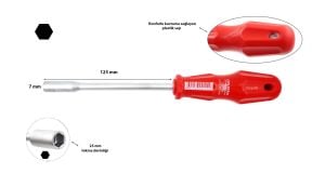 Ceta Form 7 mm Lokma Tornavida 1307M