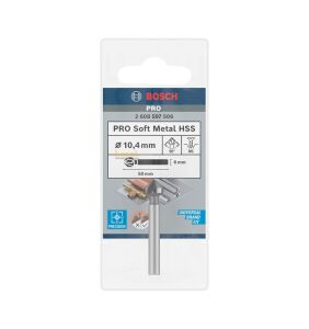 Bosch PRO 10.4 mm HSS Havşa Matkap Ucu 90° 3 Ağızlı Alüminyum 2608597506
