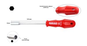 Ceta Form 8 mm Lokma Tornavida 1308M