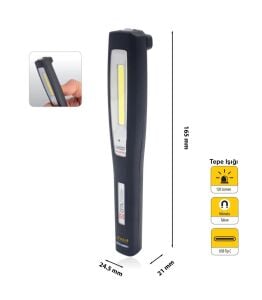 Ceta Form R10-MINI1 Şarjlı Led Mini Çalışma Lambası 150 Lumen 165 mm