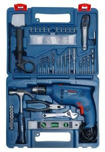 Bosch GSB 600 Darbeli Matkap+100 Parça Aksesuar Seti 06011A0321