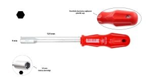 Ceta Form 9 mm Lokma Tornavida 1309M