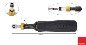 Ceta Form 1/4'' Bits Uçlu Tork Tornavida 0.1-1.2 Newton D32-14B012