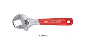 Ceta Form 200 mm Krom Kaplı Kurbağacık Anahtar B21-200C