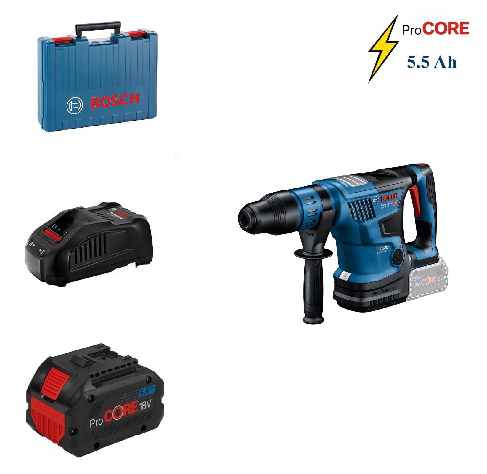 Bosch GBH 18V-36 C 1x5,5 Ah ProCORE Akülü Kırıcı Delici