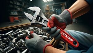 Ceta Form 150 mm Krom Kaplı Kurbağacık Anahtar B21-150C