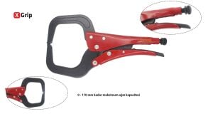 Ceta Form 280 mm X-Grip C Tipi Ayarlı Pense E55-280-2