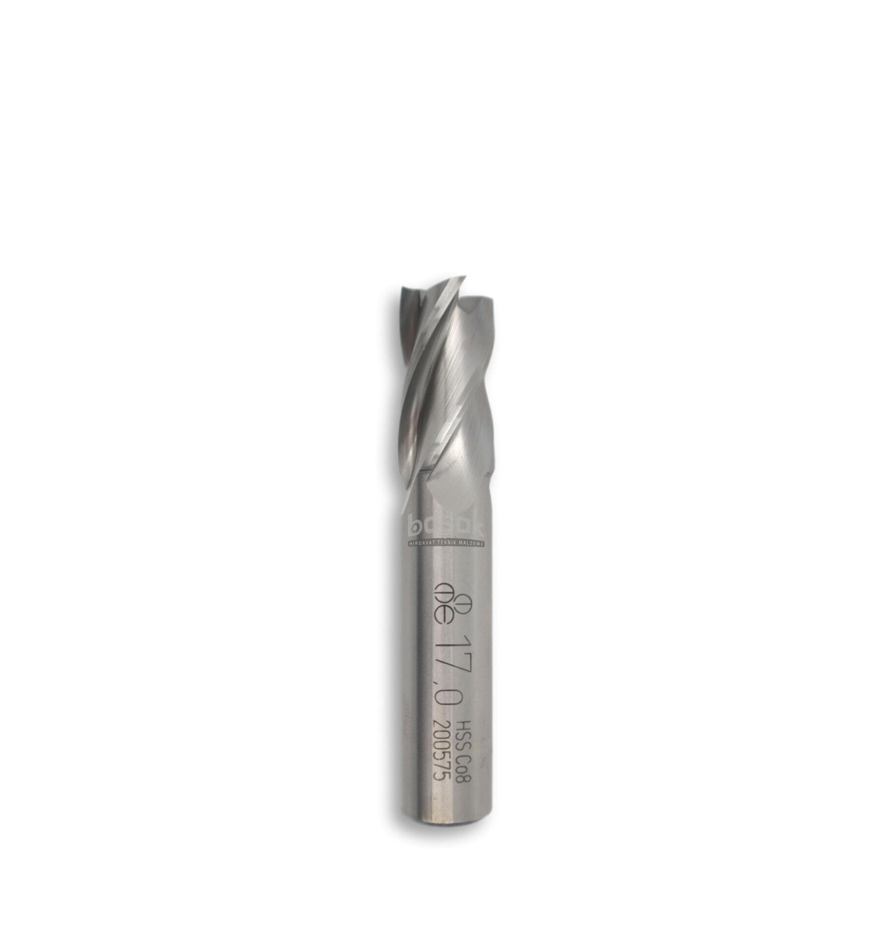 MTE 17 mm Parmak Freze Hss-Co8 DIN 844/B-N