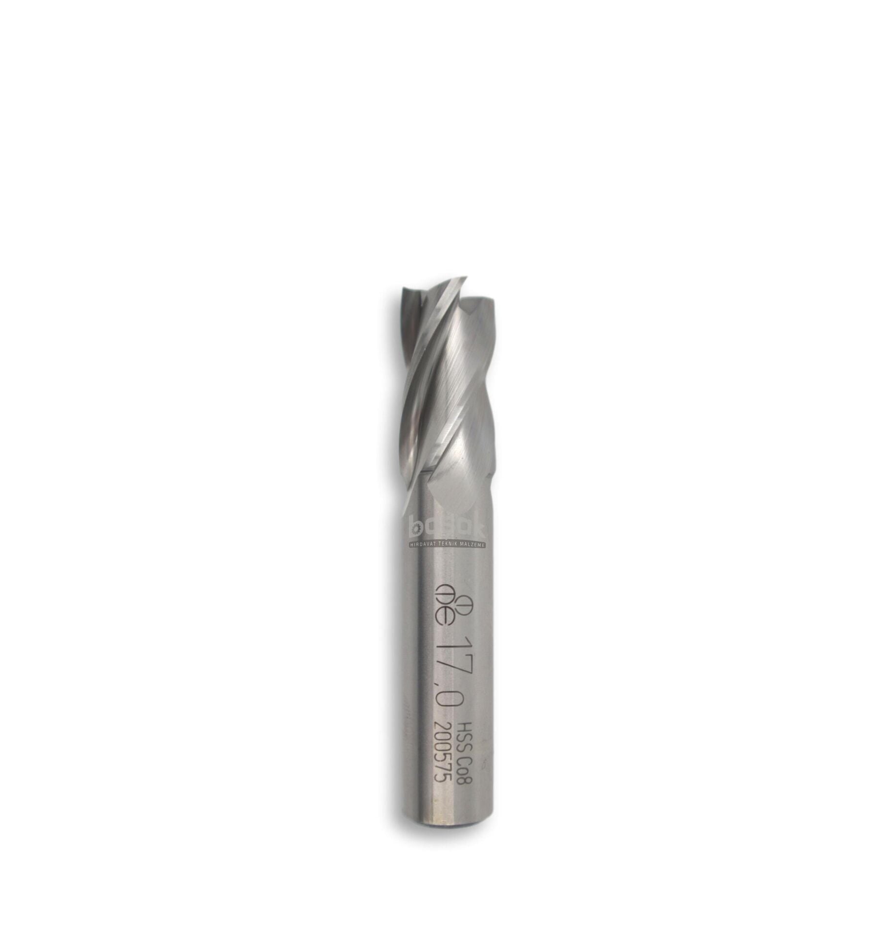 MTE 17 mm Parmak Freze Hss-Co8 DIN 844/B-N