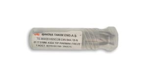 MTE 17 mm Parmak Freze Hss-Co8 DIN 844/B-N