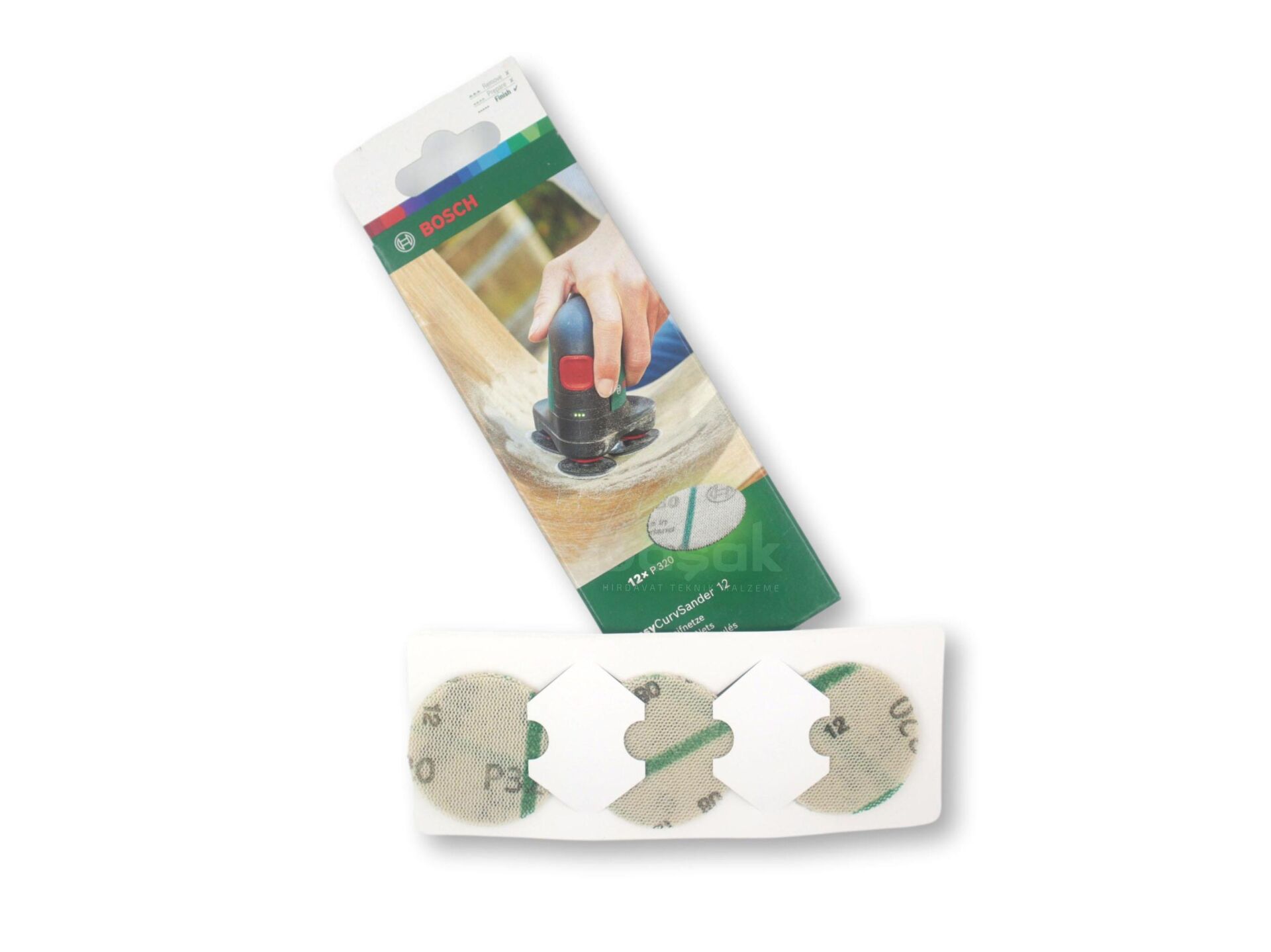 Bosch Easycurvsander İçin Ağ Zımpara 40mm 320 kum 2608621717