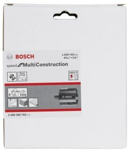 Tuğla, Ahşap, Fiber, Sıva, Fayans İçin 109 mm Panç BOSCH 2608580762