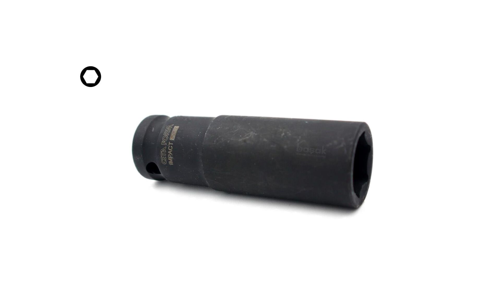 Ceta Form 15 mm 1/2” 6 Köşe Derin Havalı Lokma Anahtar C64-H15