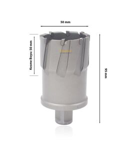 3Keego 50 x 50 mm TCT Elmas Manyetik Matkap Ucu HCB50