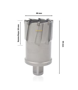 3Keego 48 x 50 mm TCT Elmas Manyetik Matkap Ucu HCB50