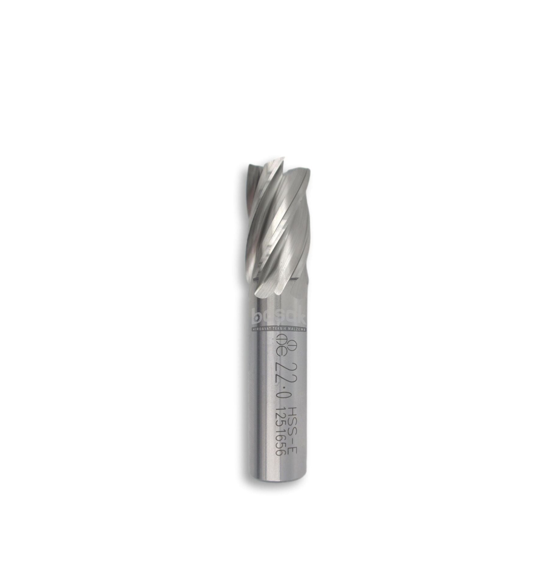 MTE 22 mm Parmak Freze Hss-Co5 DIN 844/B-N