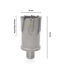 3Keego 45 x 50 mm TCT Elmas Manyetik Matkap Ucu HCB50