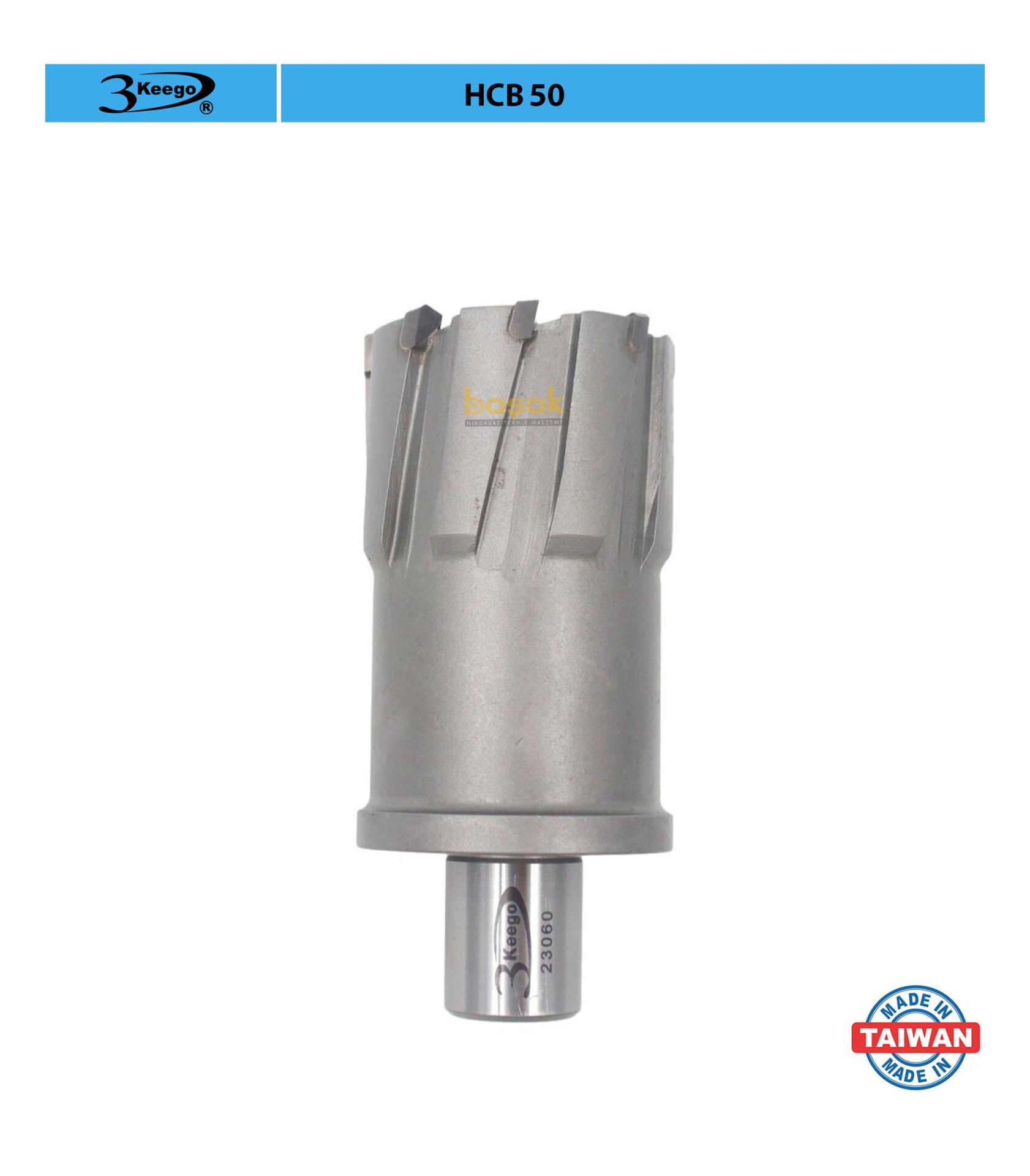 3Keego 44 x 50 mm TCT Elmas Manyetik Matkap Ucu HCB50