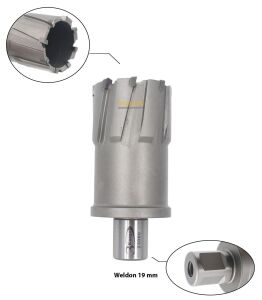 3Keego 44 x 50 mm TCT Elmas Manyetik Matkap Ucu HCB50