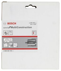 Tuğla, Ahşap, Fiber, Sıva, Fayans İçin 159 mm Panç BOSCH 2608580769