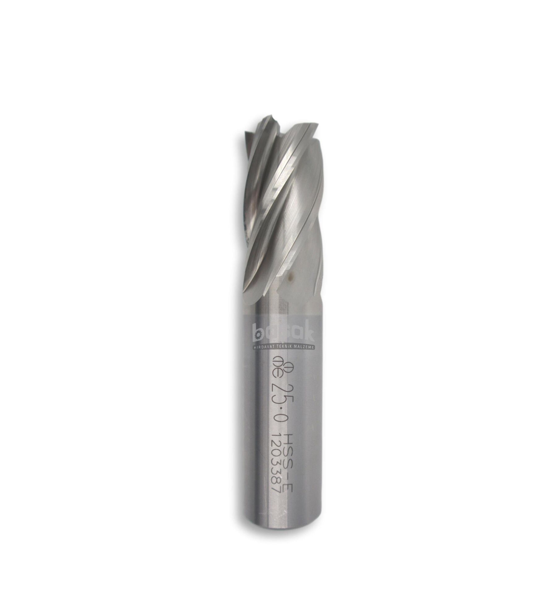 MTE 25 mm Parmak Freze Hss-Co5 DIN 844/B-N