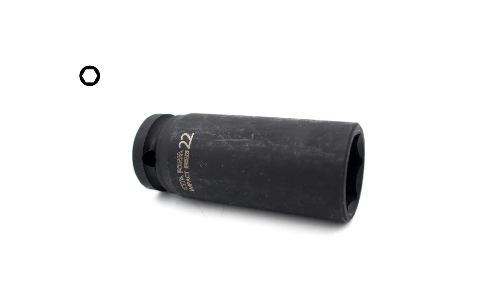 Ceta Form 22 mm 1/2” 6 Köşe Derin Havalı Lokma Anahtar C64-H22