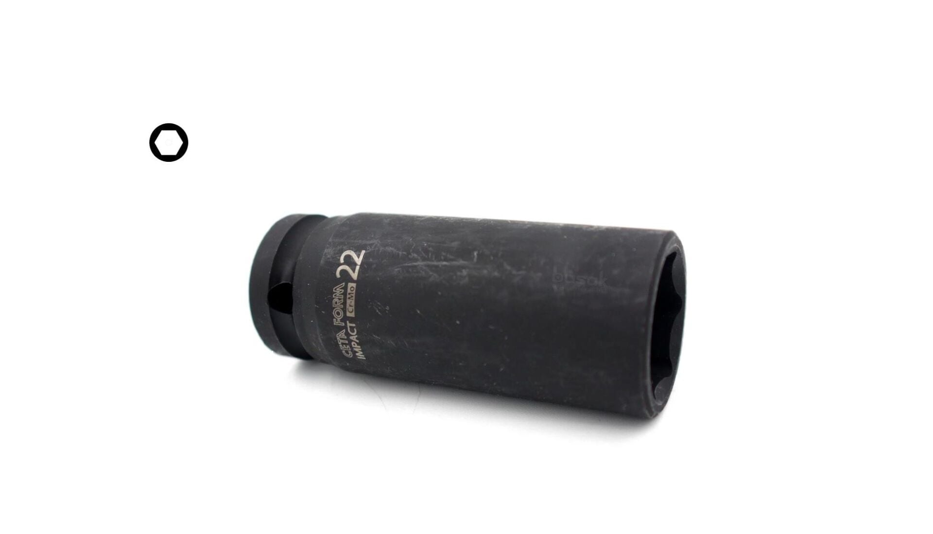Ceta Form 22 mm 1/2” 6 Köşe Derin Havalı Lokma Anahtar C64-H22
