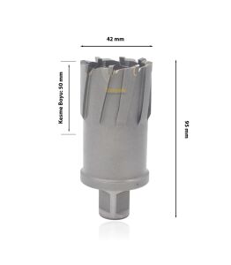 3Keego 42 x 50 mm TCT Elmas Manyetik Matkap Ucu HCB50