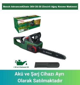 Bosch AdvancedChain 36V-35-40 Akülü Zincirli Ağaç Kesme (Akü ve Sarj Yok) 06008B8601