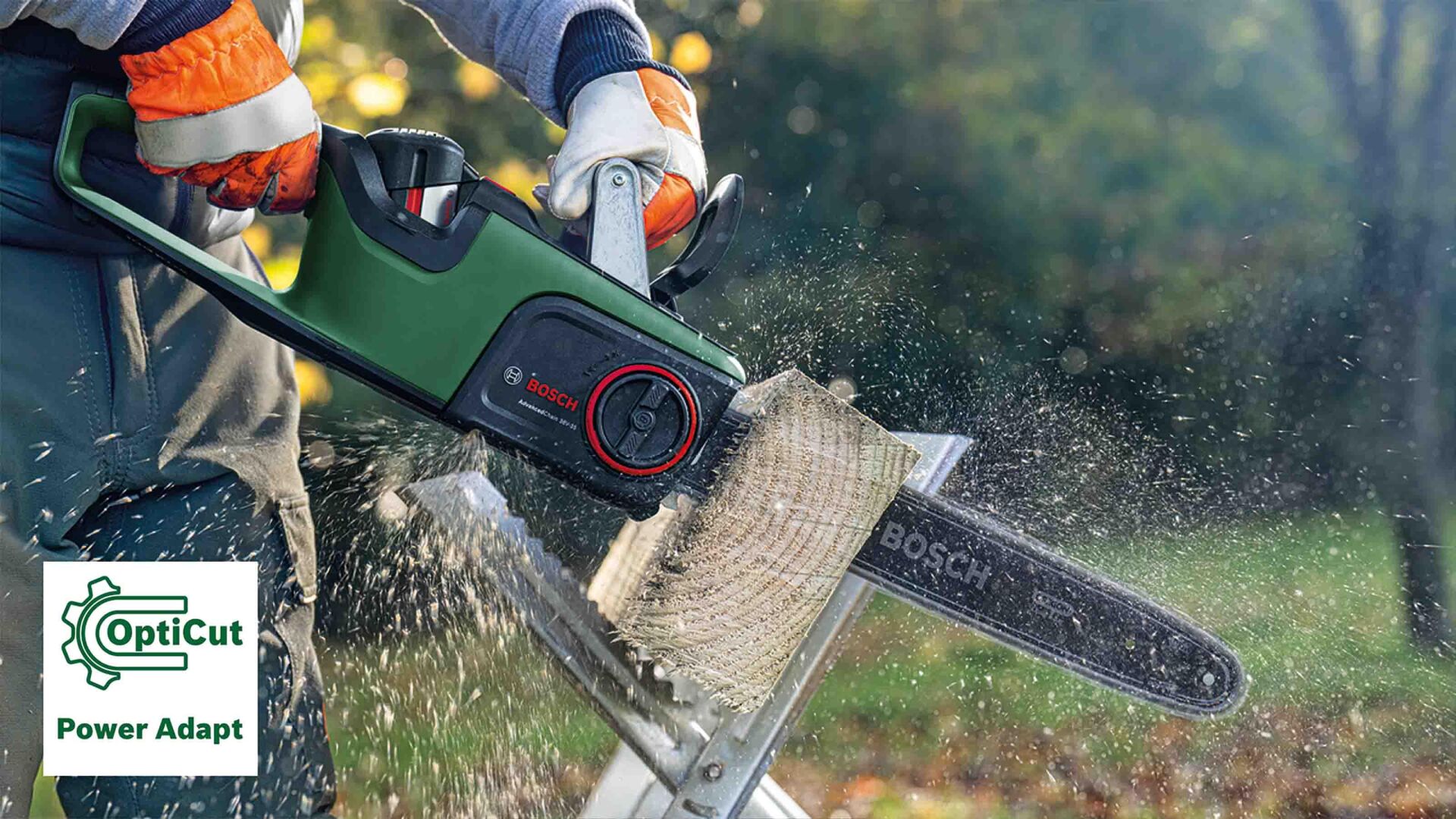 チェブラーシカ Bosch AdvancedChain 36V-35-40 Akülü Zincirli Ağaç Kesme (Akü ve