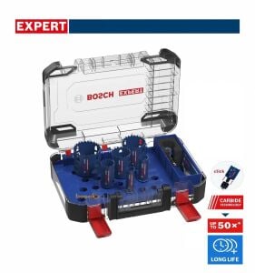 Bosch Expert 9 Prç 22-68 mm Farklı Malzemeler İçin Karbür Panç Seti 2608901906