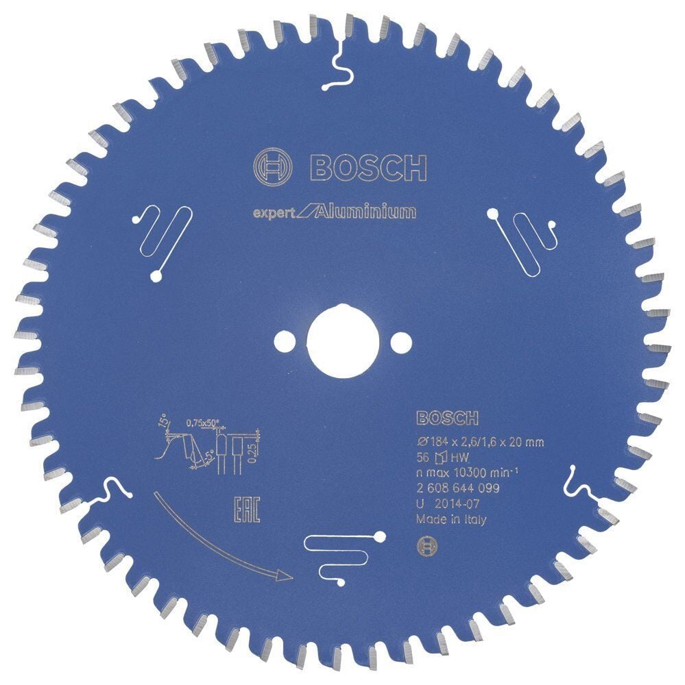 Bosch Alüminyum Kesme Testeresi 184*20 mm 56 Diş Expert 2608644099