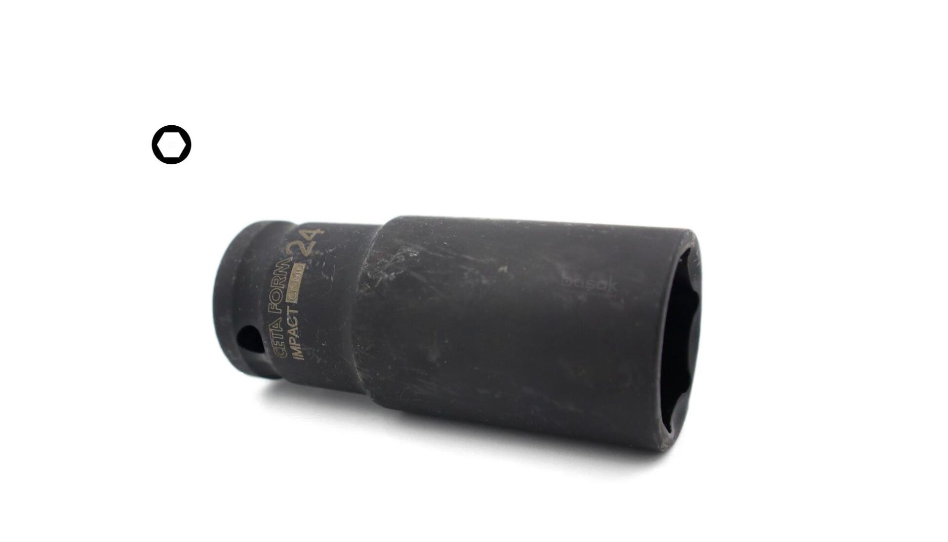 Ceta Form 24 mm 1/2” 6 Köşe Derin Havalı Lokma Anahtar C64-H24