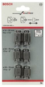 Bosch 6 Parçalı Geçiş Adaptörü Seti 2608584682