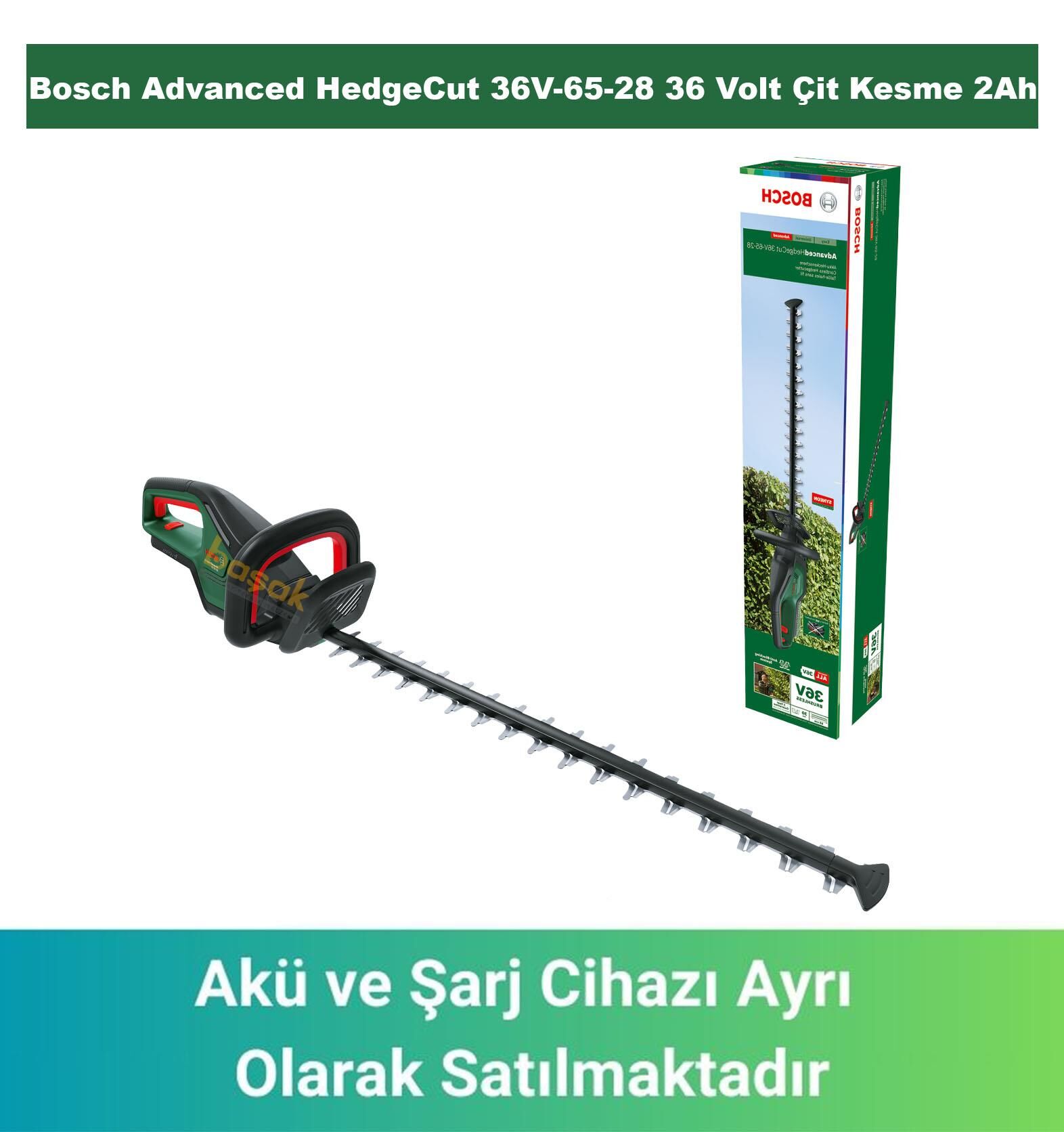 Bosch AdvancedHedgeCut 36V-65-28 Akülü Çit Kesme Makinesi (Akü ve Şarj Yoktur) 060084A301